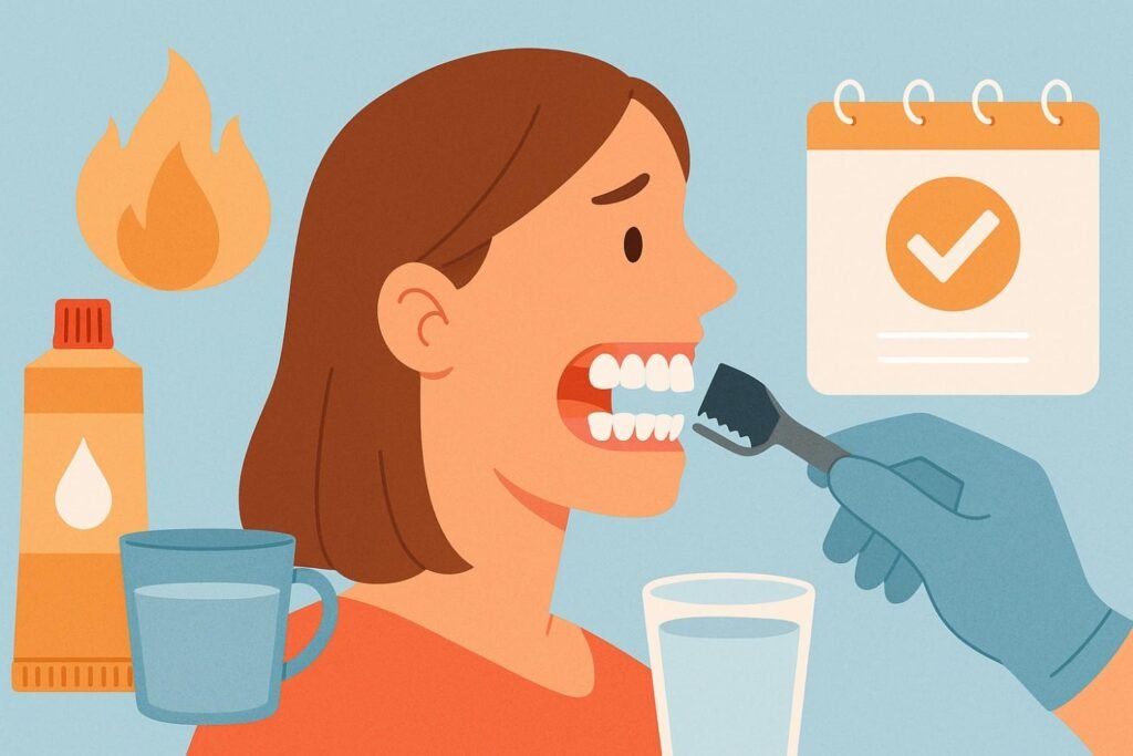 first week after veneer placement