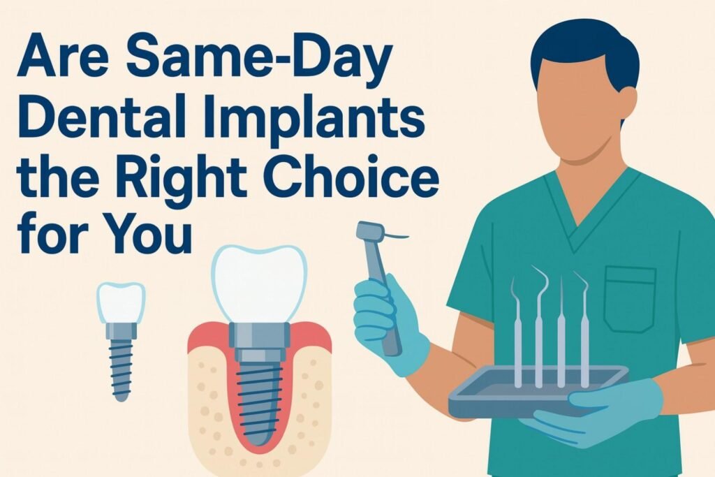 Same-day dental implants