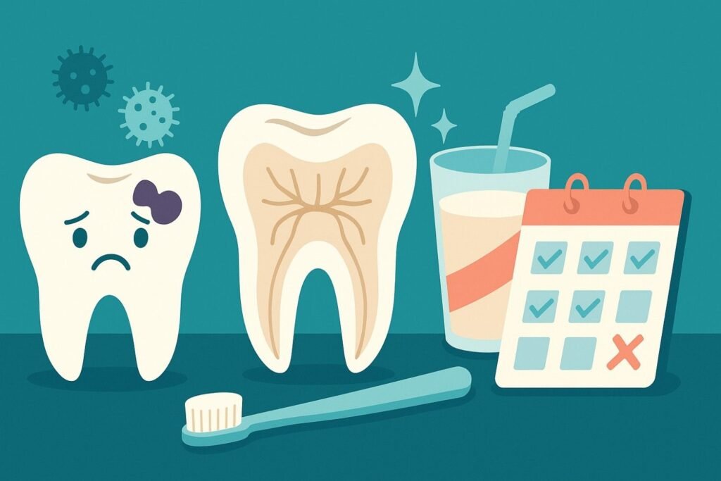 Why do some children get cavities even with good brushing?