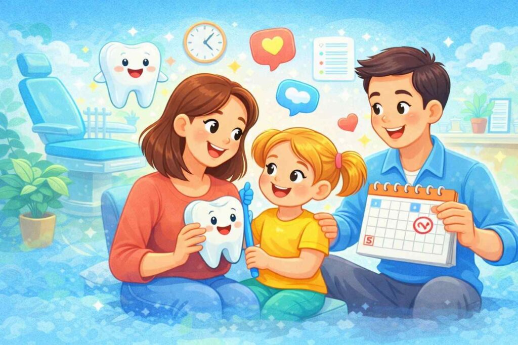 How parents can prepare their child for the first visit