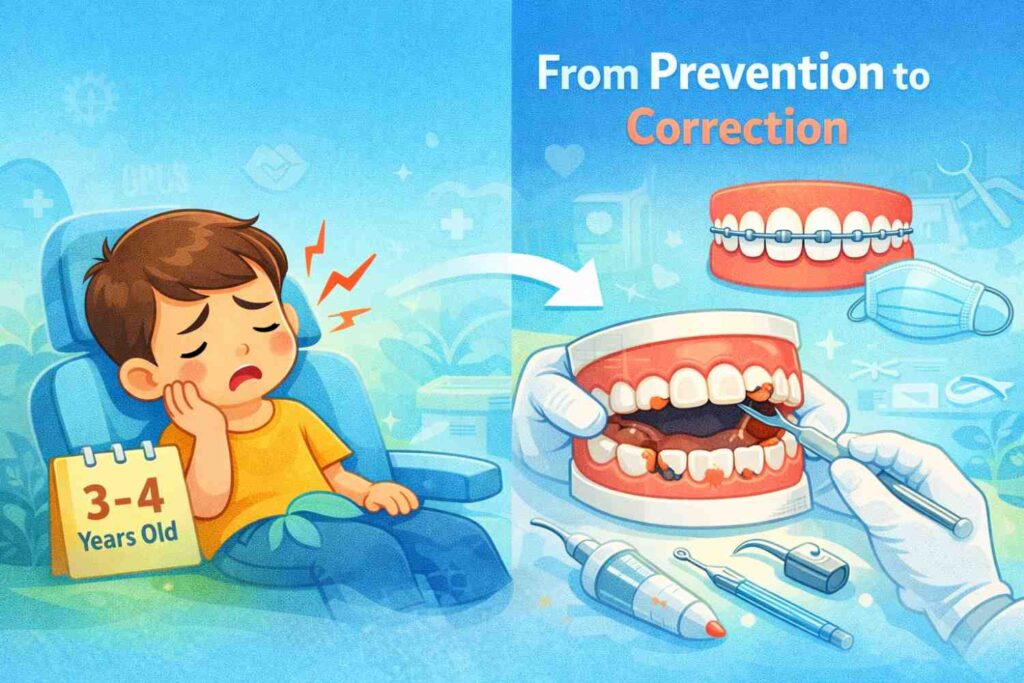 لماذا لا يُنصح بتأجيل الزيارة الأولى حتى عمر ثلاث أو أربع سنوات؟